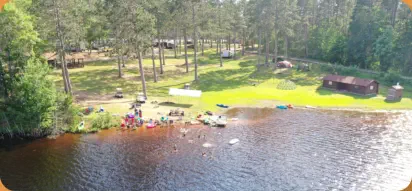Swimming area on Runkle Lake