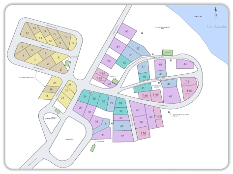Runkle Lake Campground Camp site map