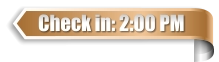 Check in: 2:00 PM