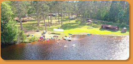 Swimming area on Runkle Lake