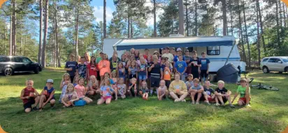 Campground picnic tables in Iron County