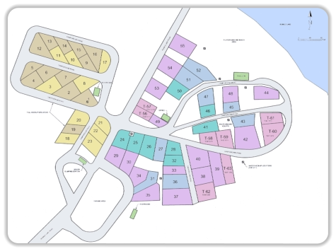 Runkle Lake Campground Camp site map